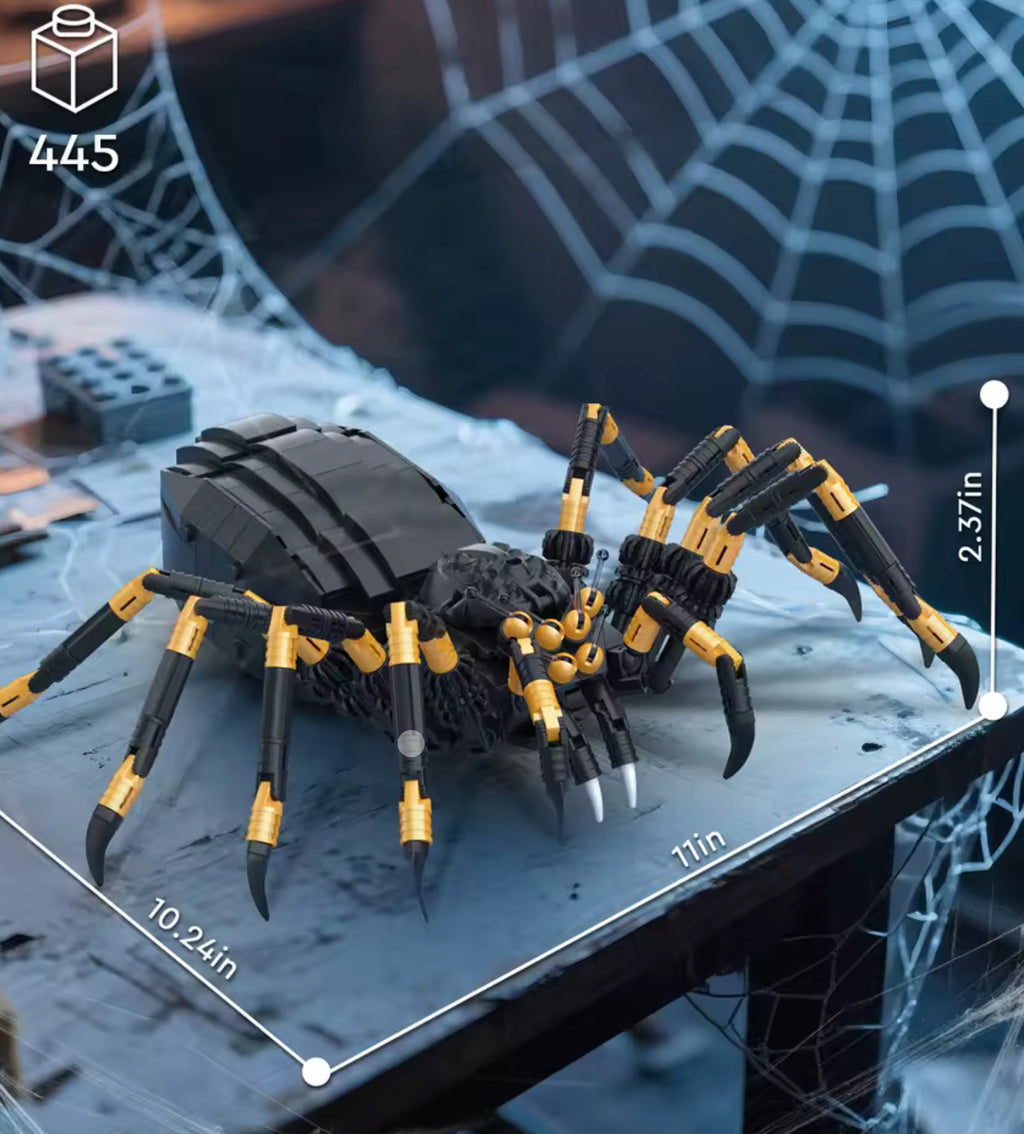 משחק הרכבה מגניב - עכביש 3ד מרשים!