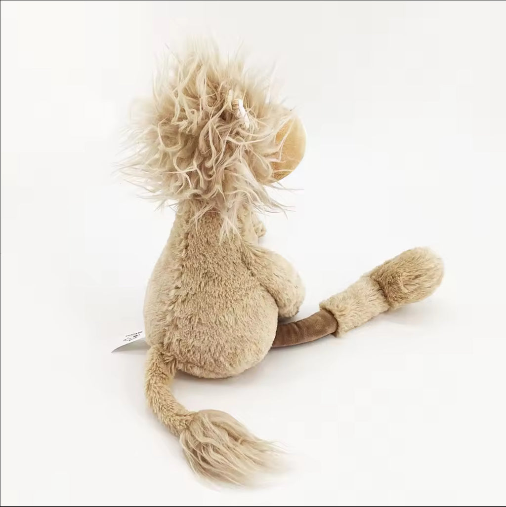 בובת אריה חמודה ופרוותית למתנת ילדים