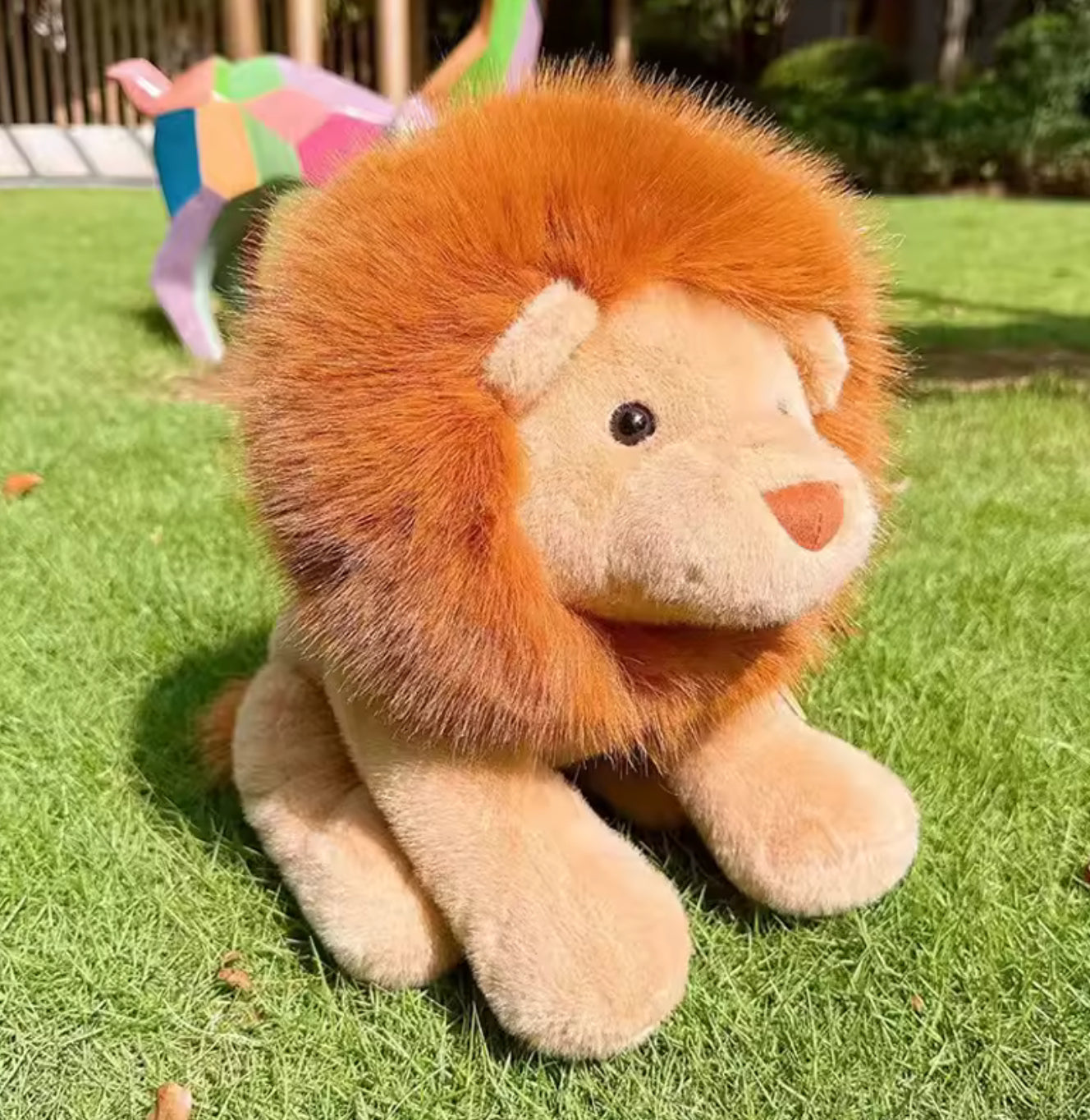 בובת אריה פרוותית וכיפית משחק לילדים