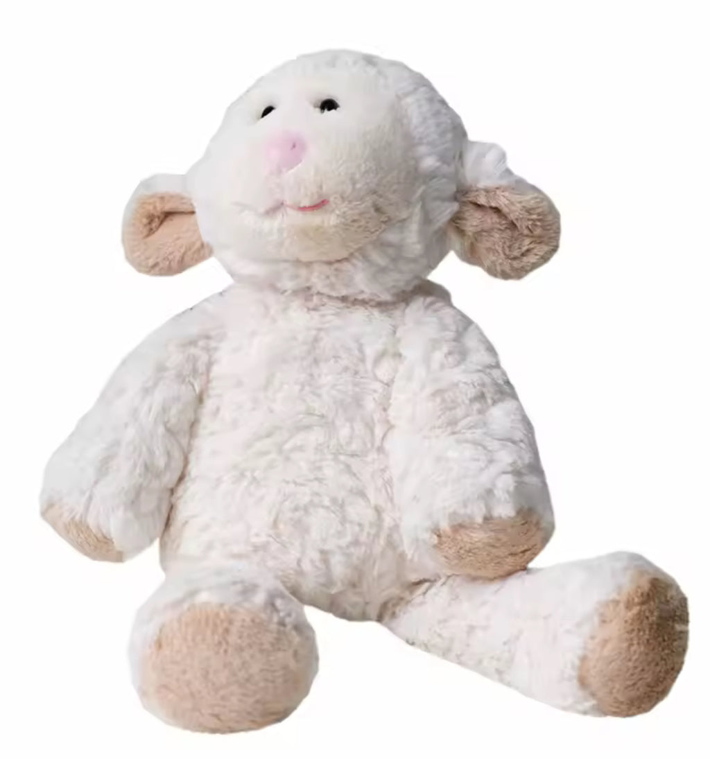 בובת כבשה לבנה וחמודה למשחק