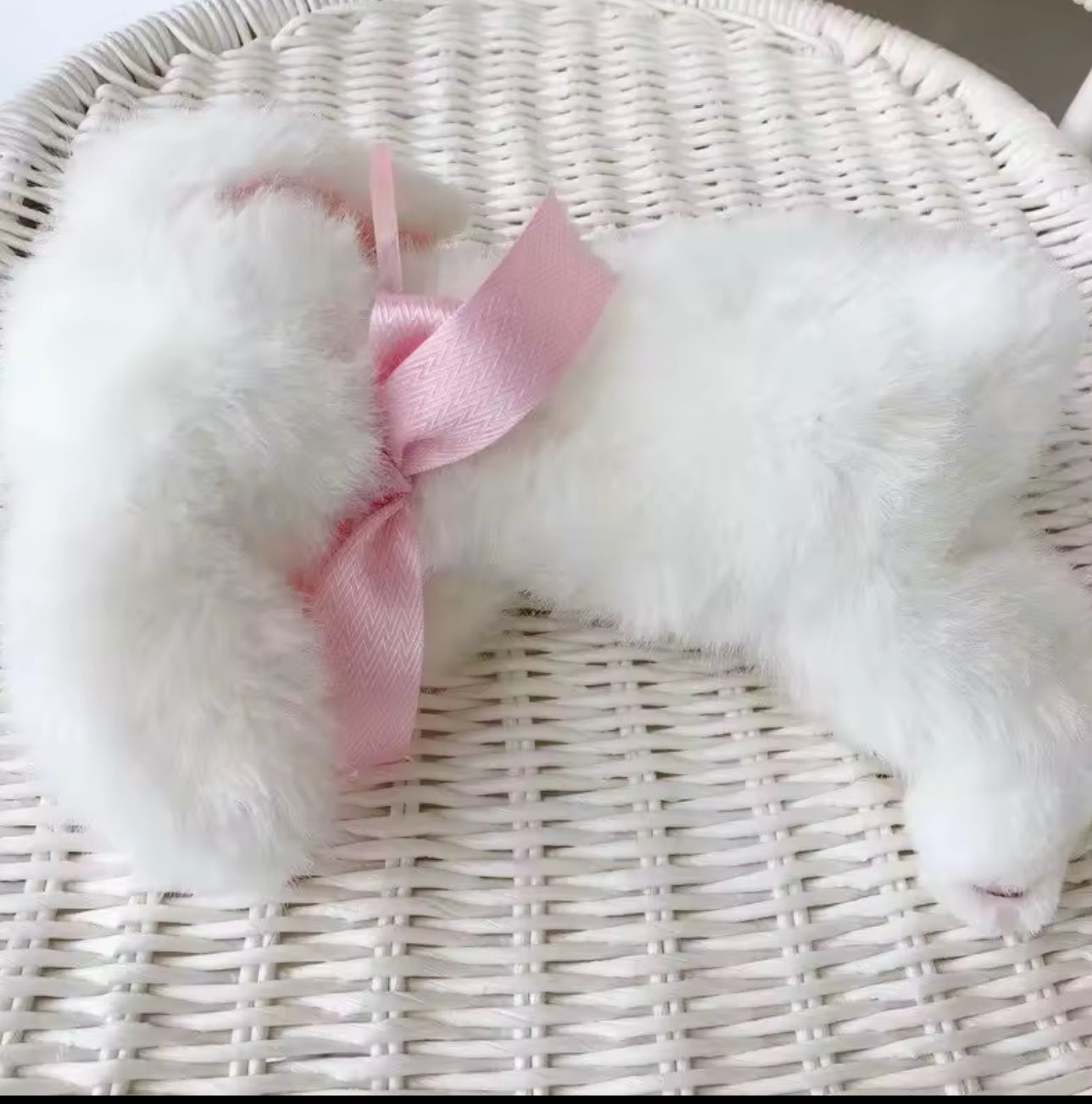 ארנב רך וחמוד פפיון ורוד